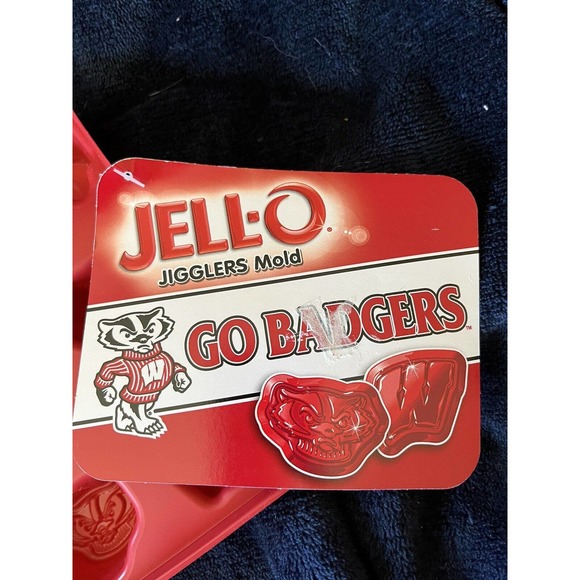 Jell-O University Wisconsin Jello Shot Jigglers Molds Bucky Badger UW Madison - Picture 3 of 4